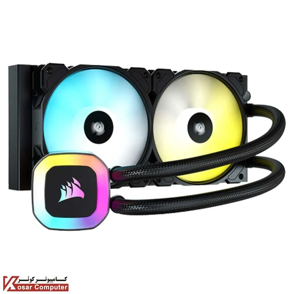 خنک کننده پردازنده کورسیر H100 RGB LGA1700