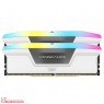 CORSAIR Vengeance RGB 64G DDR5 5600MHz DUAL Channel (32GB×2) Desktop RAM CL40 WHITE