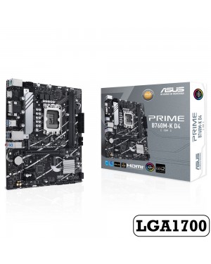 ASUS MAINBOARD PRIME B760M-K D4-CSM LGA1700 DDR4