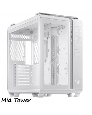 ASUS CASE COMPUTER TUF Gaming GT502 Mid Tower WHITE