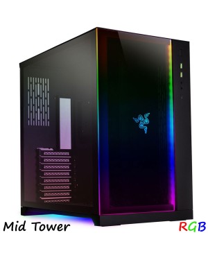 LIAN LI CASE COMPUTER PC 011 DYNAMIC Razer Edition BLACK Mid Tower
