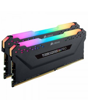رم کورسیر 16 گیگابایت دو کانال DDR4 CL18 باس 3200 مدل Vengeance PRO RGB 