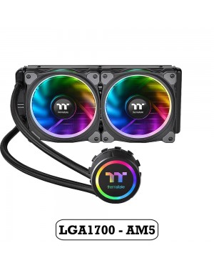 THERMALTAKE Floe Riing RGB 240 TT Premium Edition CPU Water Cooler LGA1700 - AM5