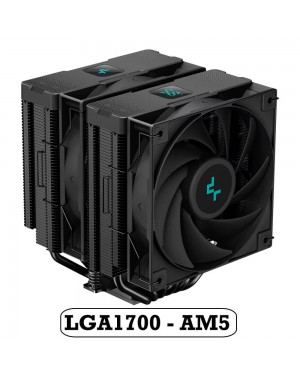 DEEPCOOL AG620 DIGITAL BK ARGB DUAL TOWER CPU AIR COOLERS