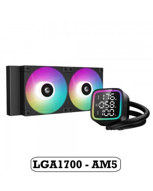 DEEPCOOL LD240 ARGB CPU Water Cooler LCD