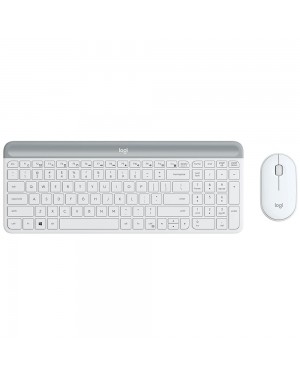 LOGITECH MK470 Wireless WHITE Keyboard & Mouse