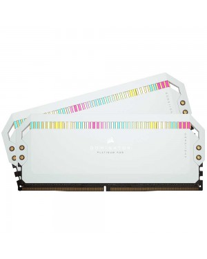 خرید رم 64 گیگابایت سفید کورسیر DDR5 5200 Dominator Platinum RGB