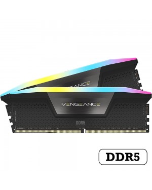 CORSAIR Vengeance RGB 64G DDR5 6000MHz DUAL Channel (32GB×2) Desktop RAM CL38