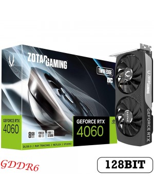 Graphics Card ZOTAC GeForce GAMING RTX 4060 Twin Edge OC 8GB GDDR6 128Bit