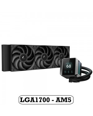 DEEPCOOL MYSTIQUE 360 ARGB CPU Water Cooler LCD