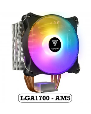 GAMDIAS BOREAS E1-410 ELITE RGB CPU AIR COOLERS LGA1700 , AM5