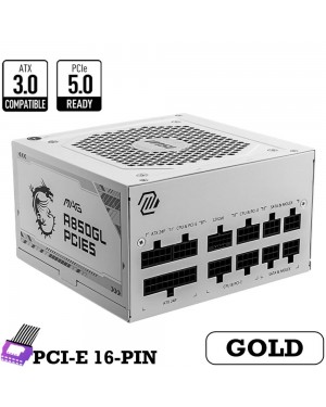 MSI POWER MPG A850GL PCIE5 WHITE 850W GOLD FULL MODULAR