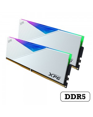 ADATA LANCER RGB 16G DDR5 5200MHz DUAL Channel WHITE Desktop RAM CL38