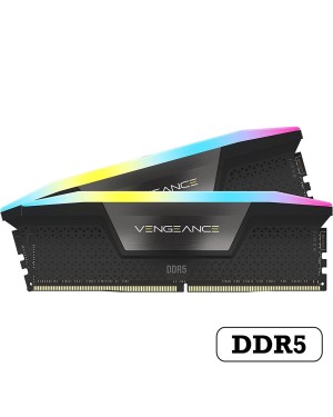 CORSAIR Vengeance RGB 64G DDR5 6000MHz DUAL Channel (32GB×2) Desktop RAM CL38