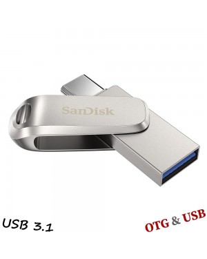 SANDISK USB Flash Memory Ultra DUAL Drive Luxe 32GB USB 3.1 Type-A , USB 3.1 Type-C