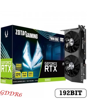 Graphics Card ZOTAC GeForce GAMING RTX 3060 Twin Edge OC 12GB GDDR6 192Bit