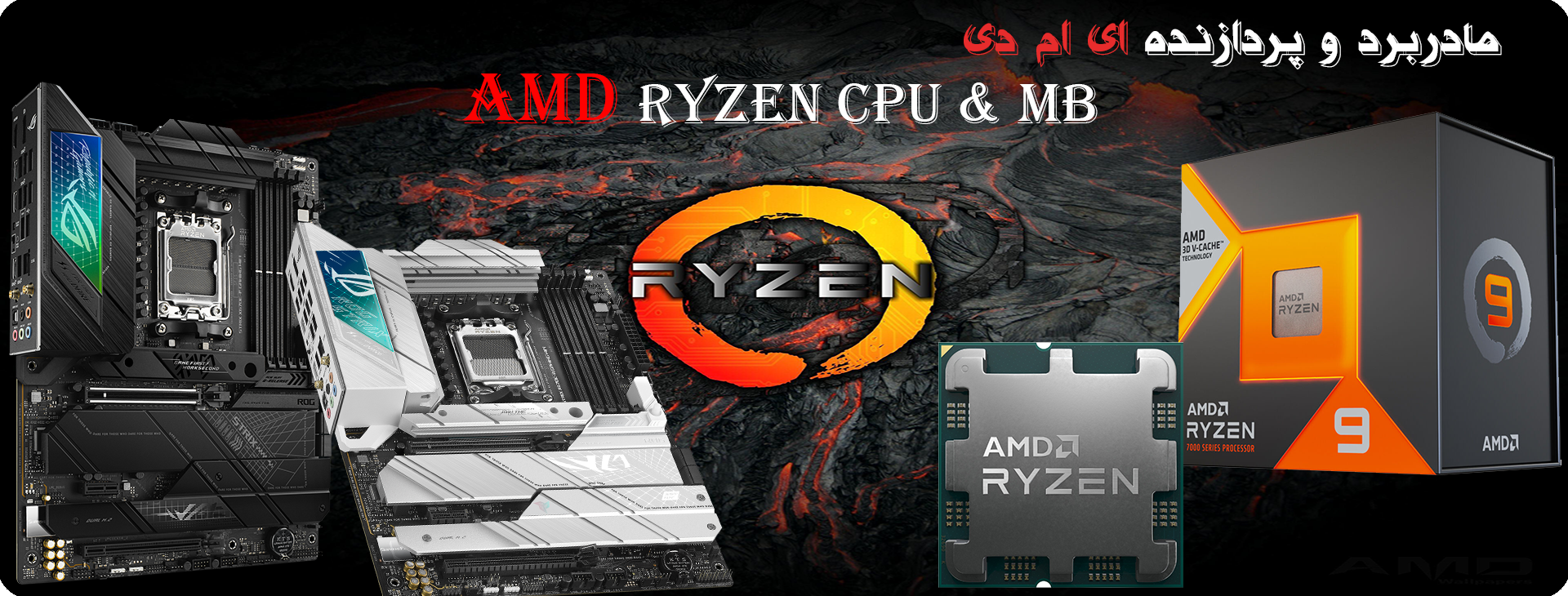 MAINBOARD & CPU AMD