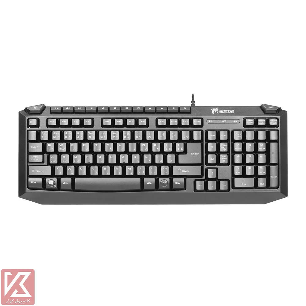 GREEN-KEYBOARD-GK701-RGB