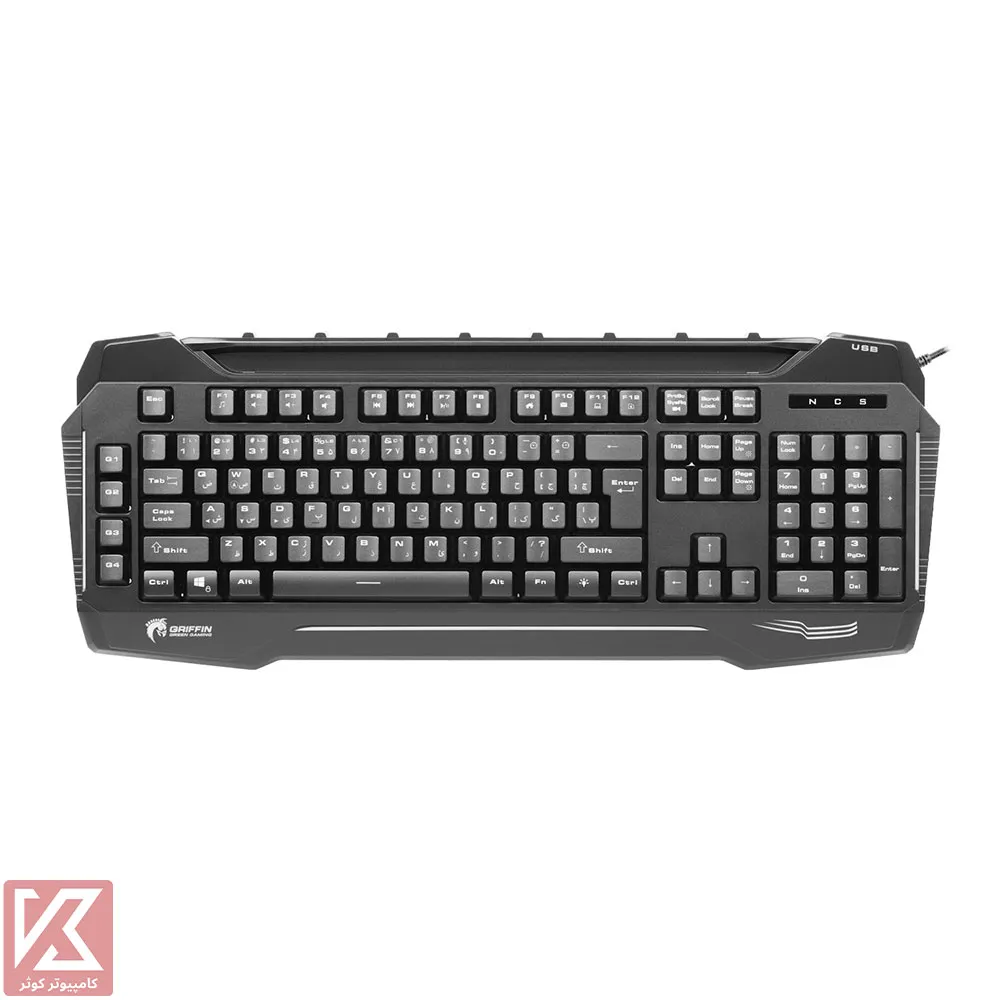 GREEN-KEYBOARD-GK702-RGB
