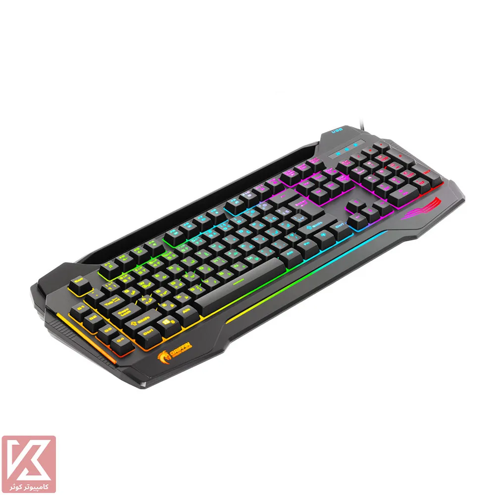 GREEN-KEYBOARD-GK702-RGB