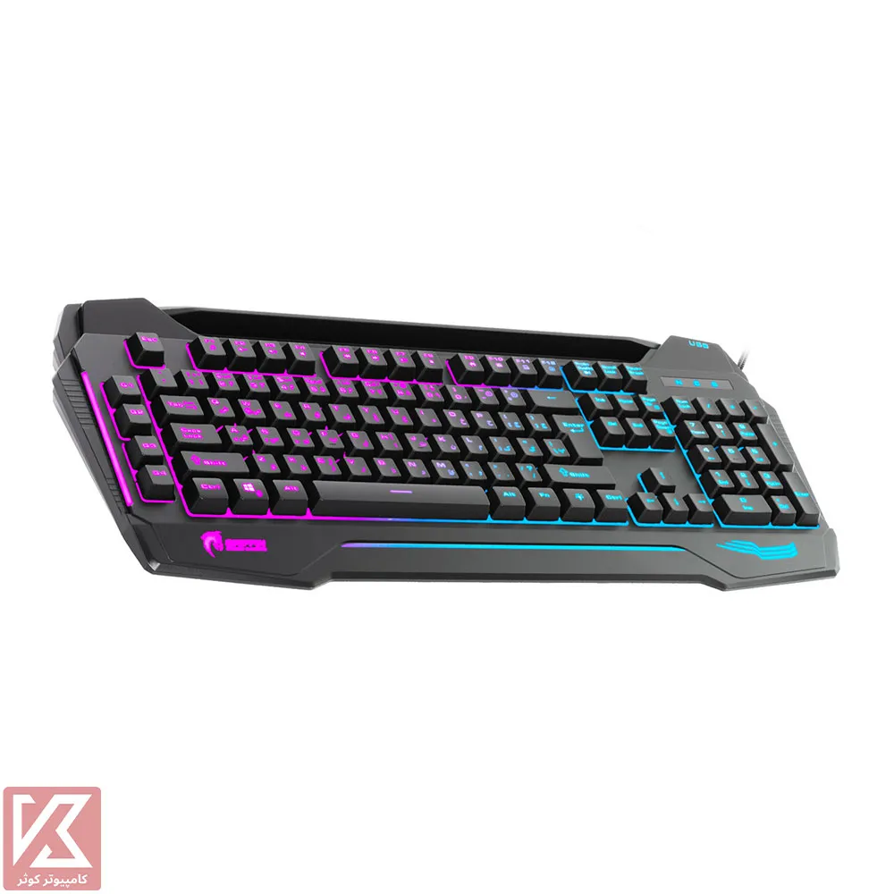 GREEN-KEYBOARD-GK702-RGB
