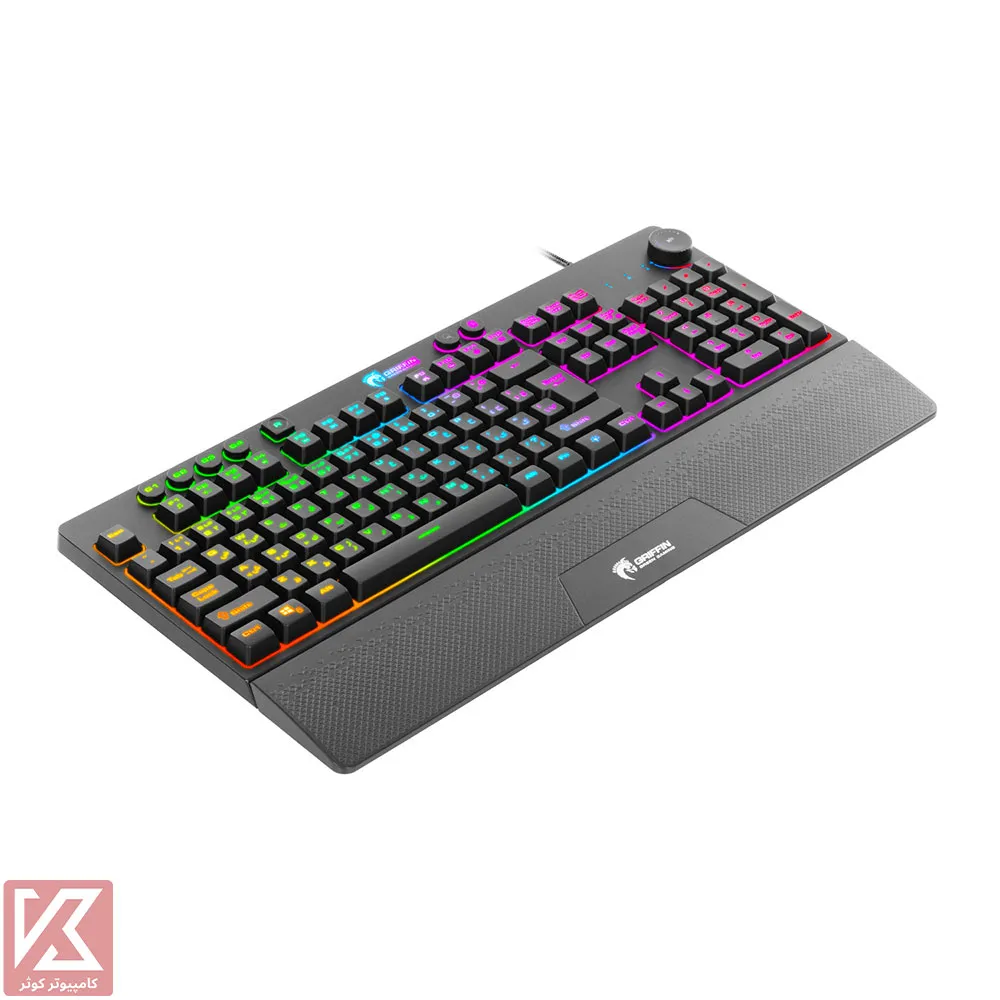 GREEN-KEYBOARD-GK703-RGB