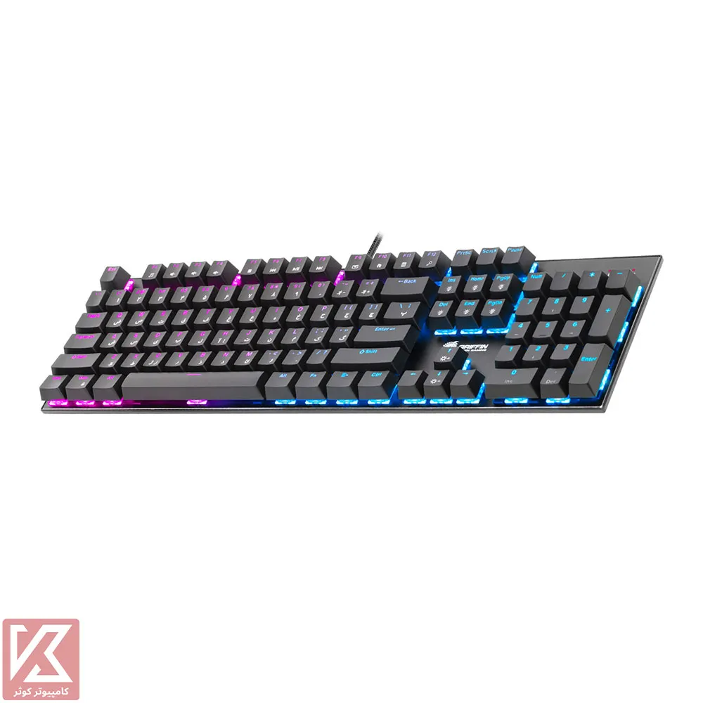 GREEN-KEYBOARD-GK802-RGB