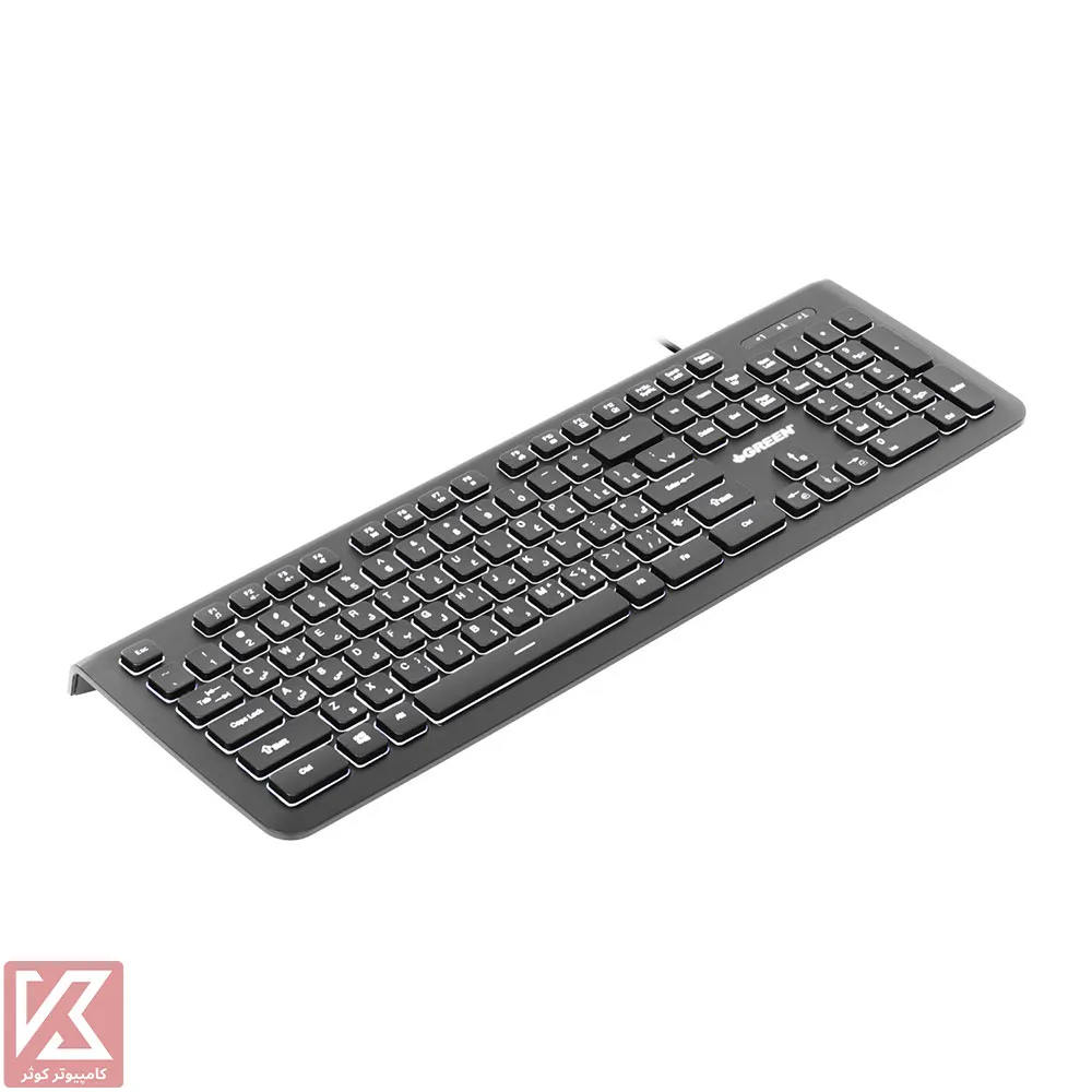 KEYBOARD-GREEN-GK304-USB