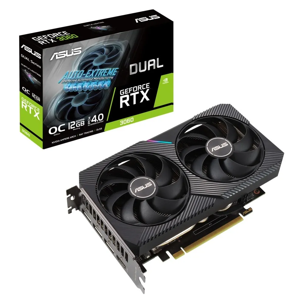 کارت گرافیک ایسوس DUAL RTX 3060 V2 OC 12G