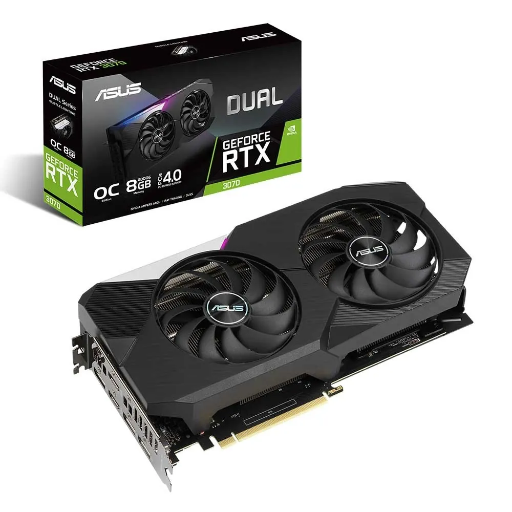 کارت گرافیک ایسوس DUAL RTX 3070 O8G