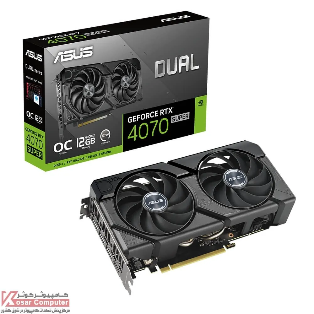 کارت گرافیک ایسوس Dual RTX 4070 SUPER EVO OC 12GB