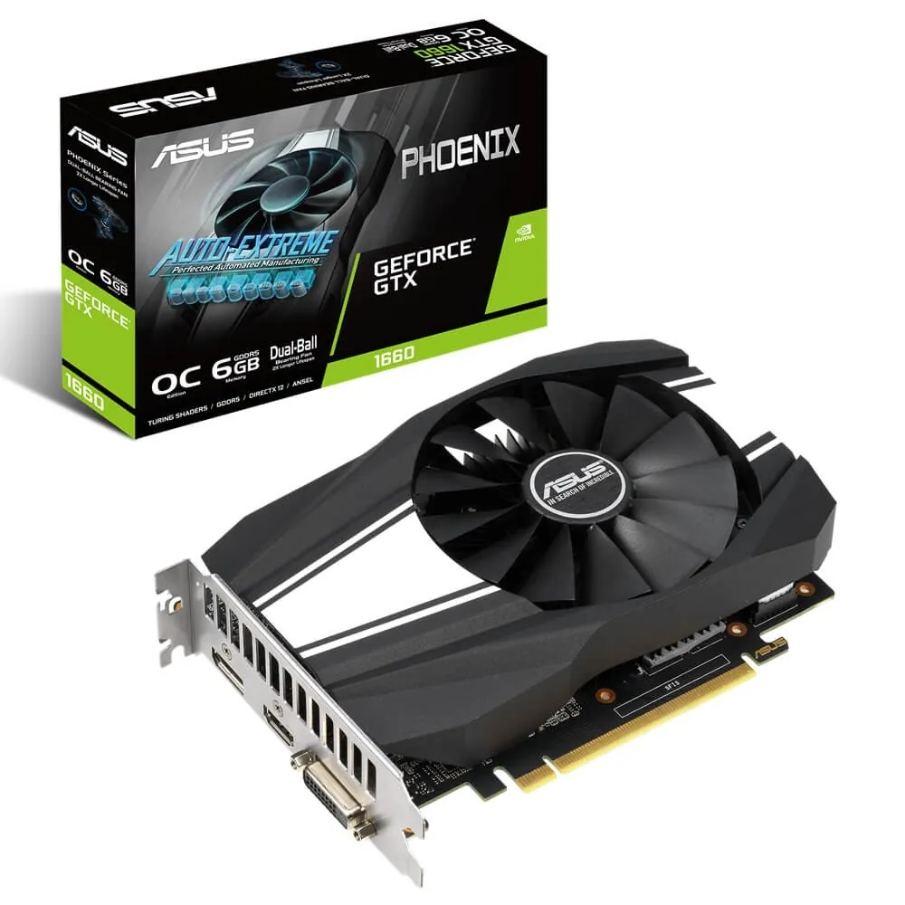 کارت گرافیک ایسوس PH GTX 1660 O6G