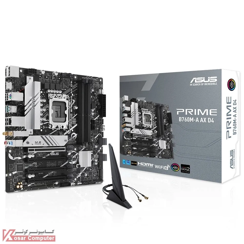 مادربرد ایسوس PRIME B760M-A AX D4