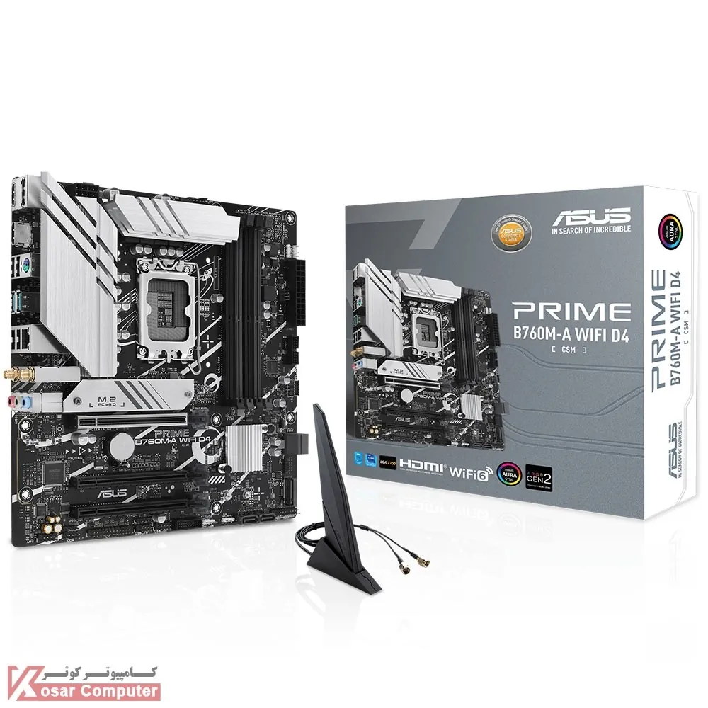 مادربرد ایسوس PRIME B760M-A WIFI D4-CSM