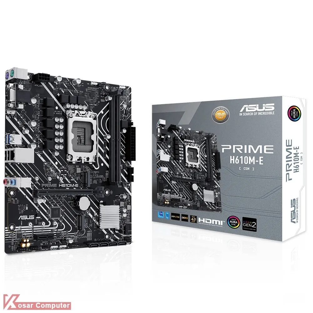 مادربرد ایسوس ASUS PRIME H610M-E CSM DDR5