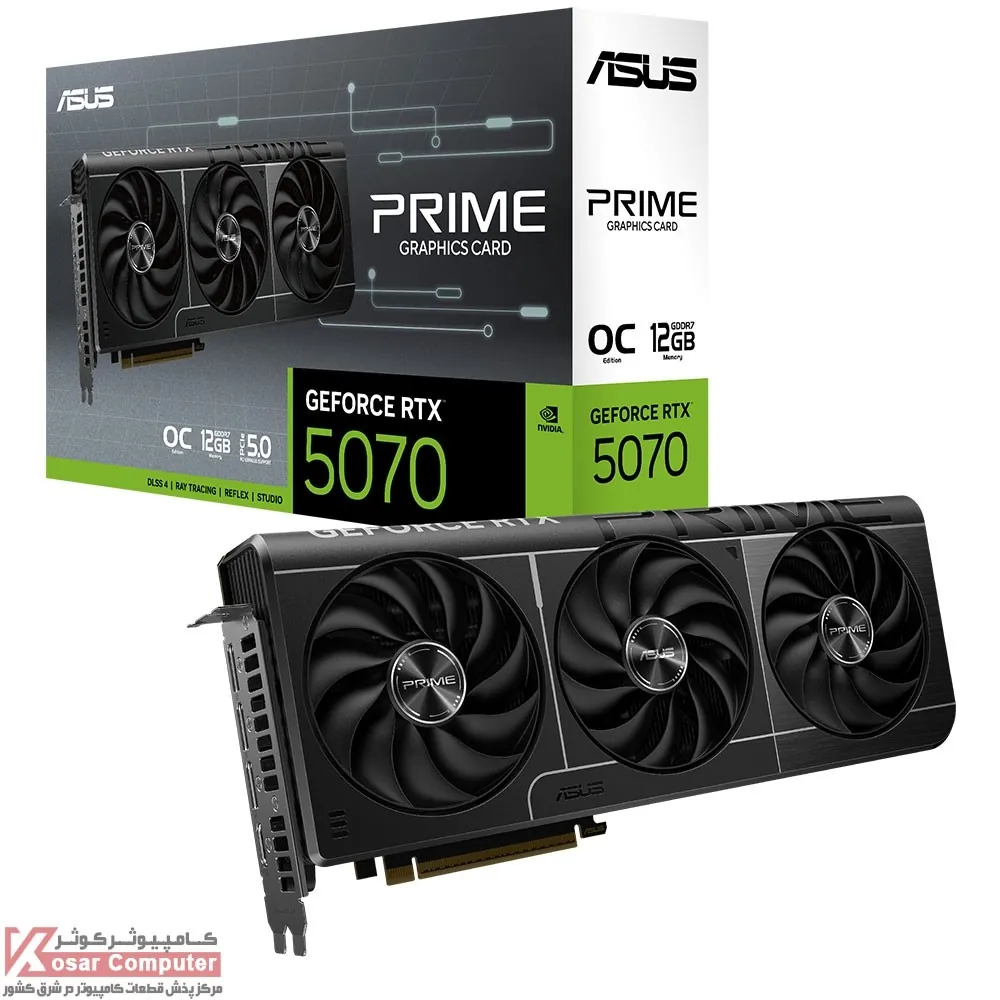 کارت گرافیک ایسوس PRIME RTX 5070 O12G