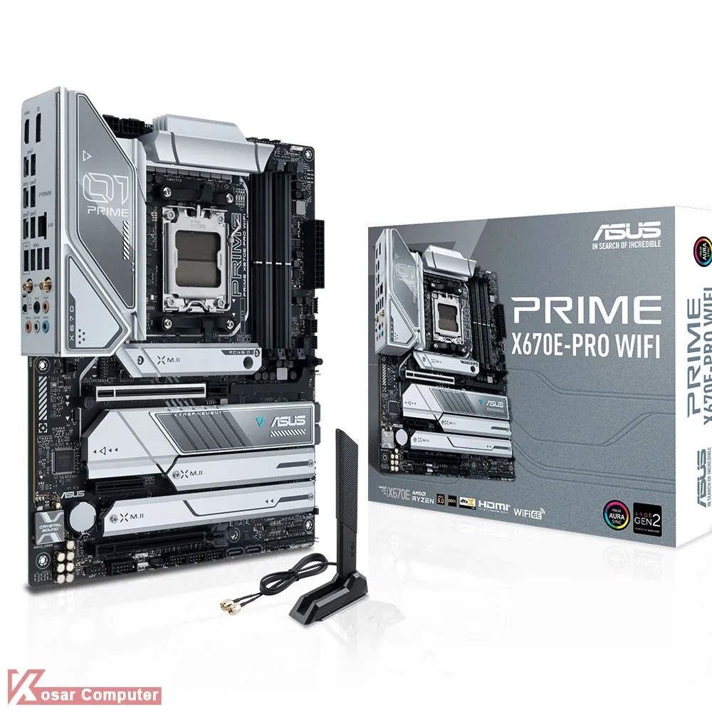 مادربرد ایسوس ASUS PRIME X670E-PRO WIFI DDR5
