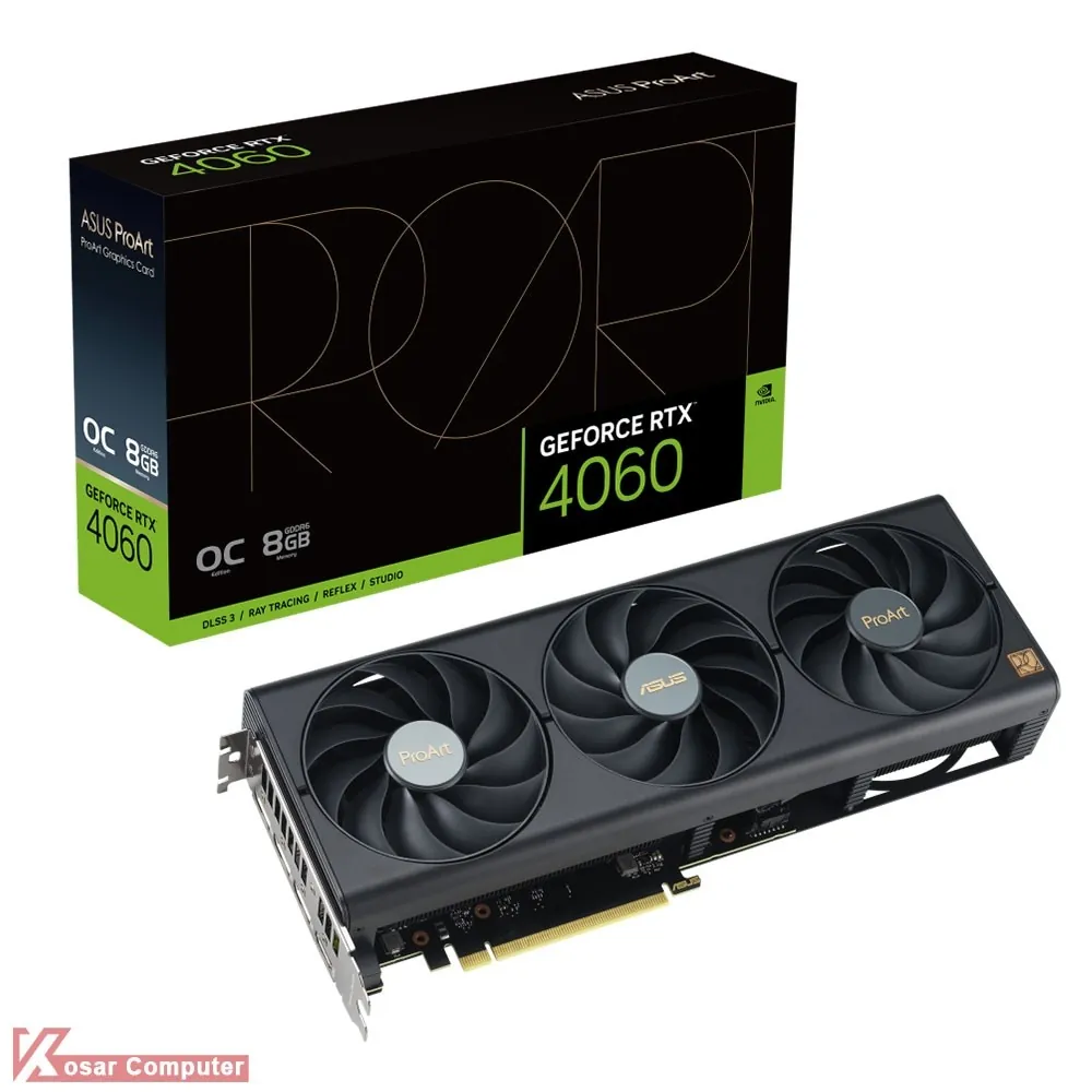 کارت گرافیک ایسوس PROART RTX 4060 O8G