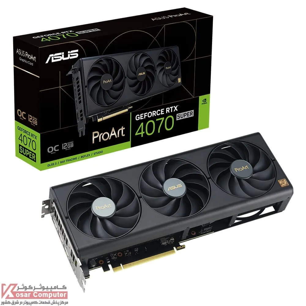 کارت گرافیک ایسوس ProArt RTX 4070 SUPER 12GB OC