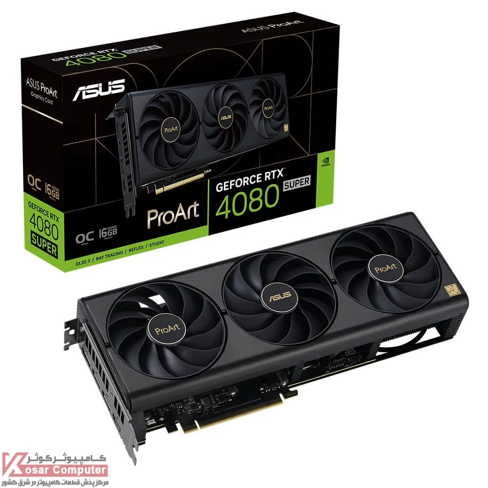 کارت گرافیک ایسوس ProArt RTX 4080 SUPER OC 16GB