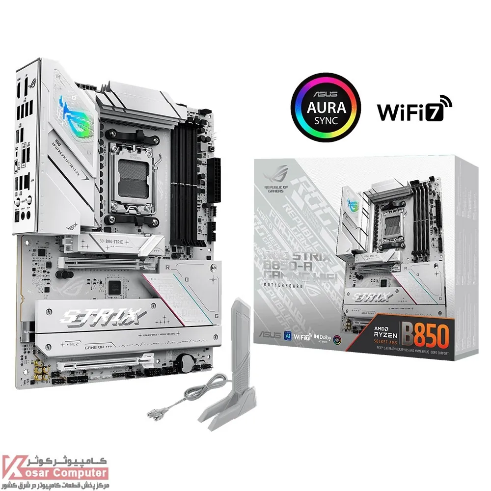 مادربرد ایسوس وایرلس ROG STRIX B850-A GAMING WIFI