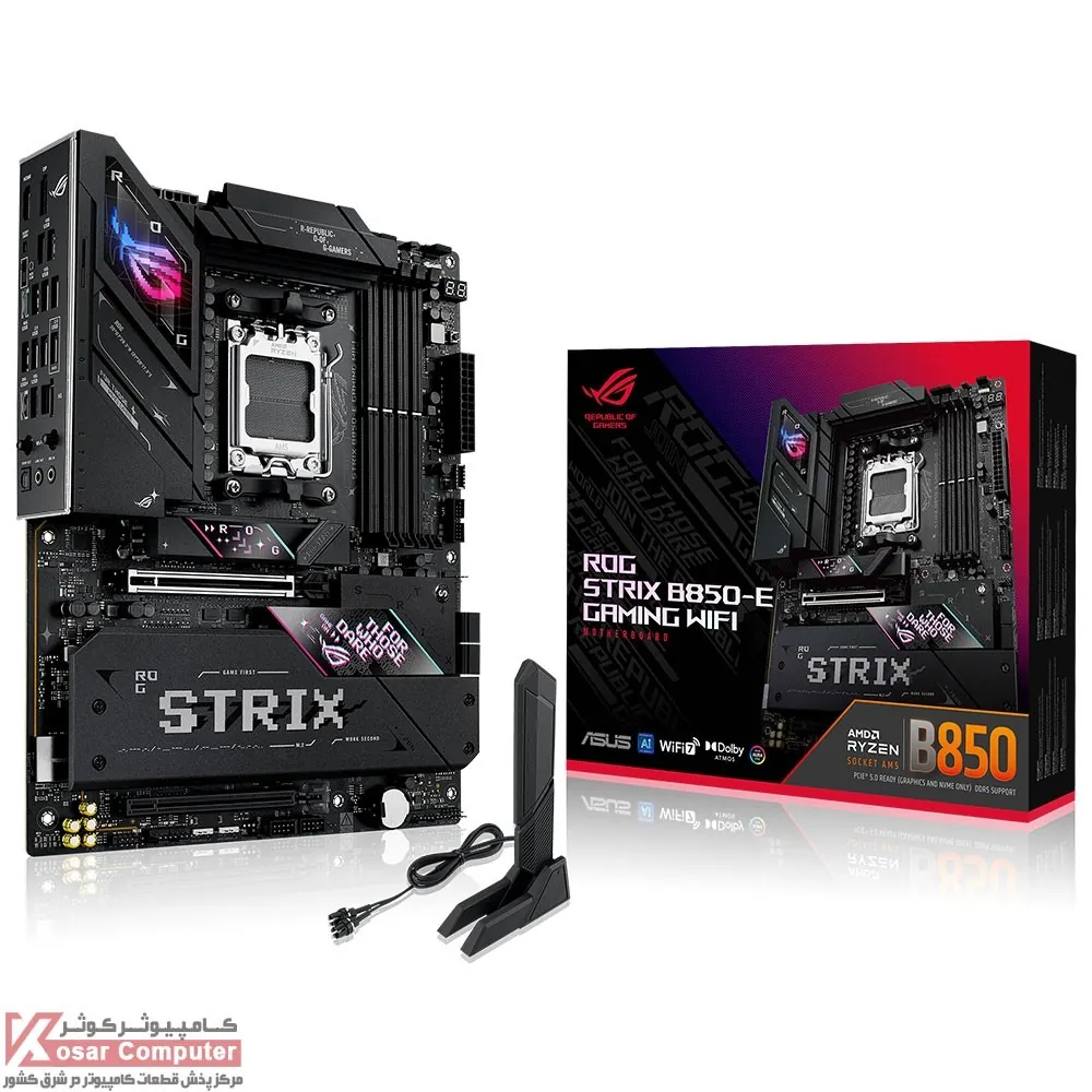 مادربرد ایسوس وایرلس ROG STRIX B850-E GAMING WIFI