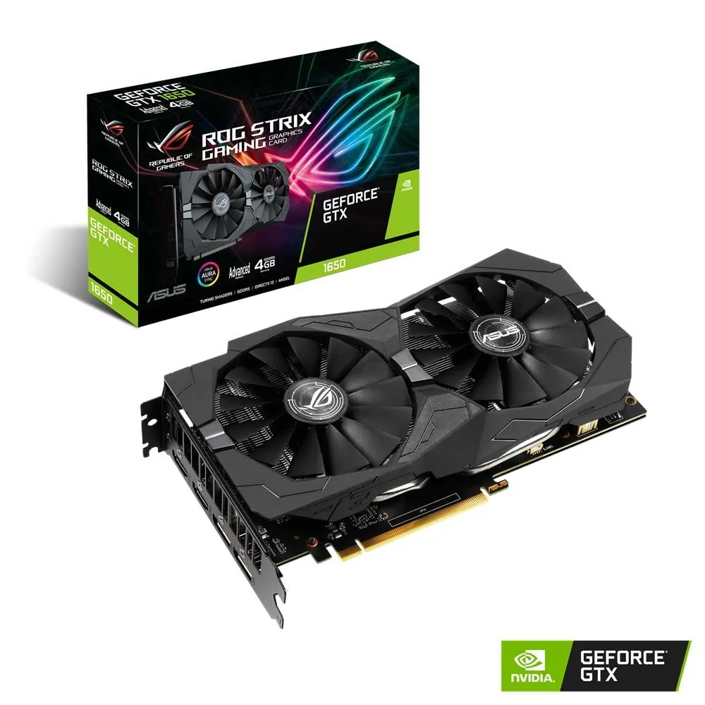 کارت گرافیک ایسوس ROG STRIX GTX1650 A4G GAMING
