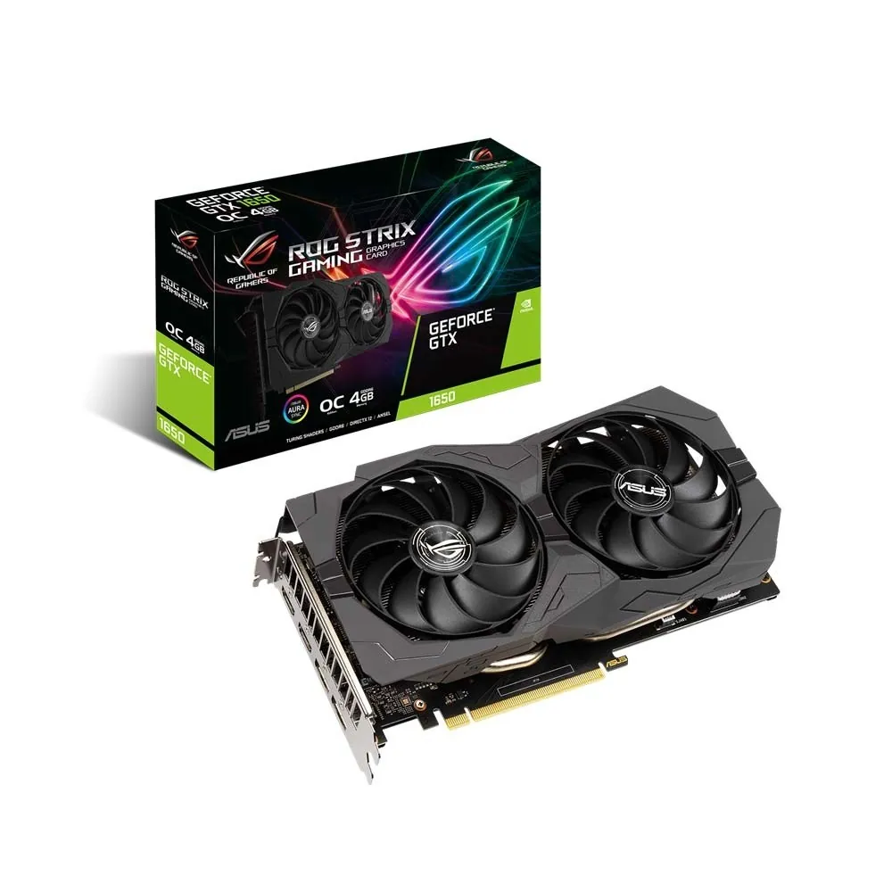 کارت گرافیک ایسوس ROG STRIX GTX1650 O4GD6 GAMING
