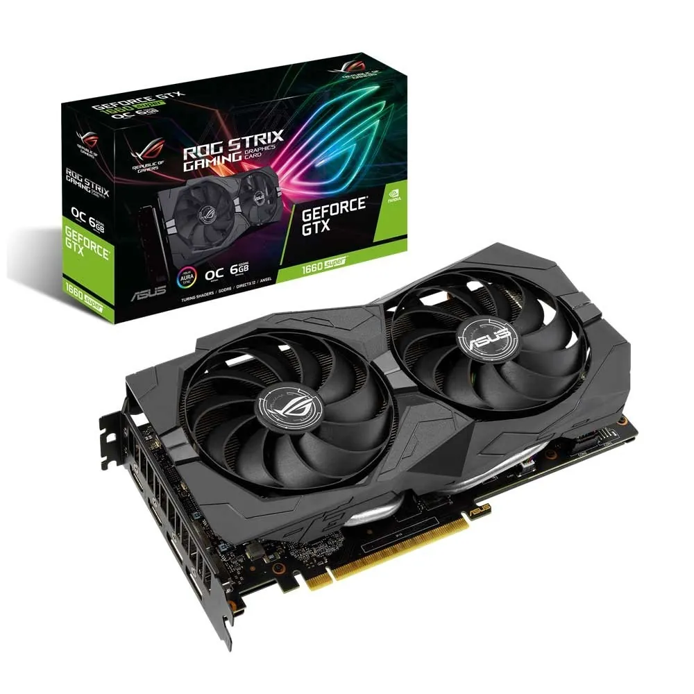 کارت گرافیک ایسوس ROG STRIX GTX1660S O6G GAMING