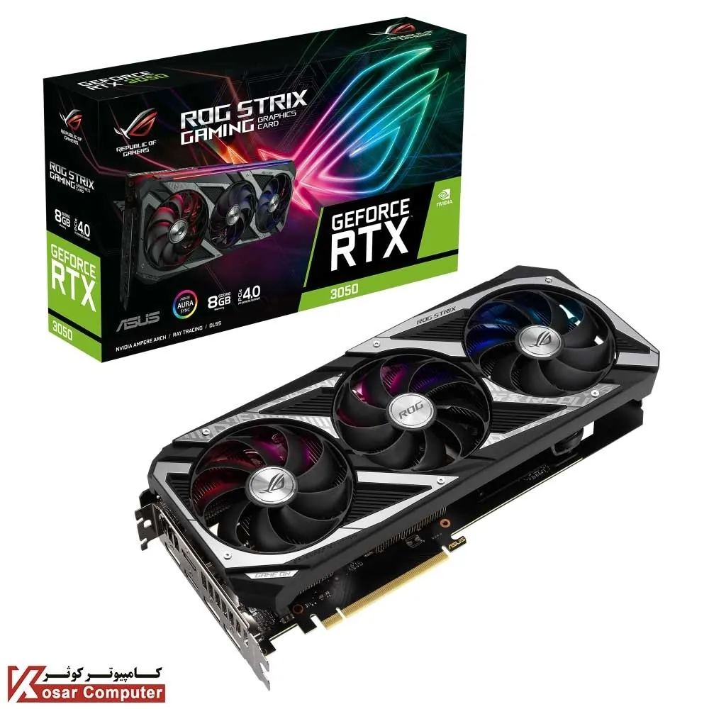 کارت گرافیک ایسوس ROG Strix RTX 3050 8GB