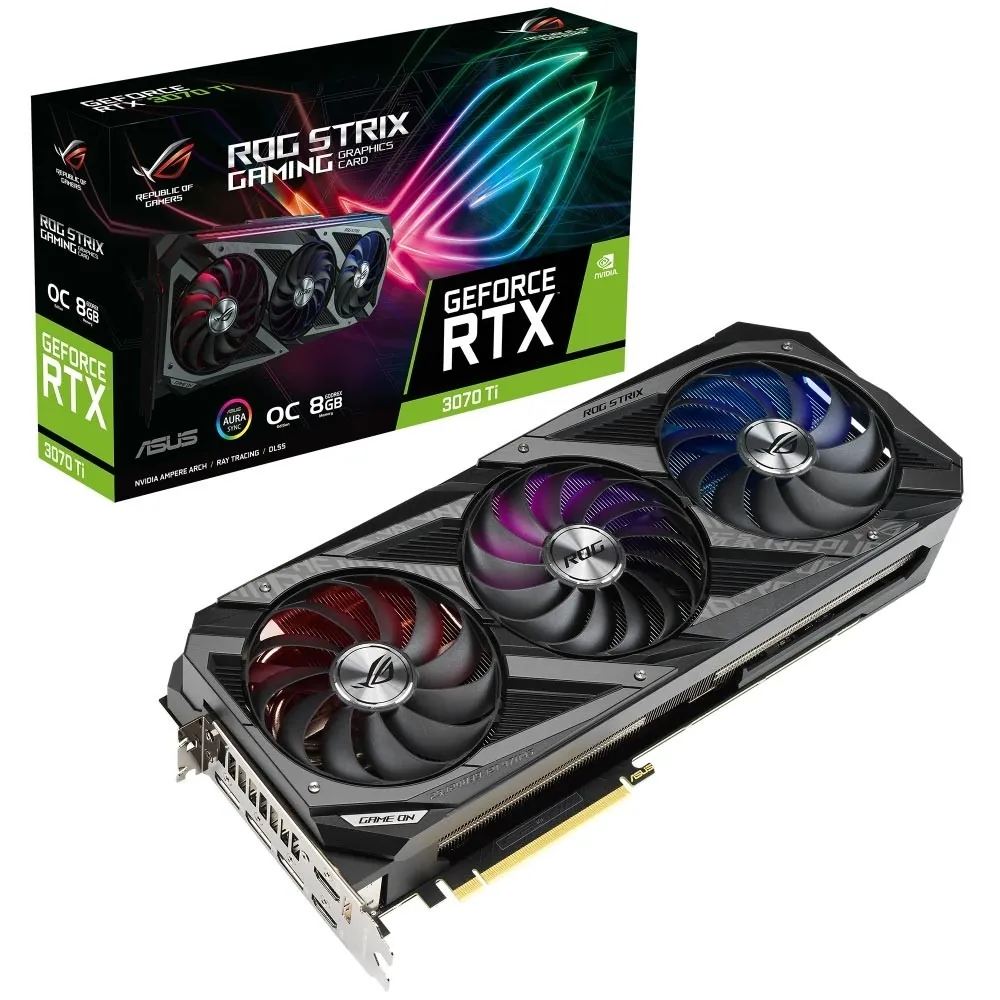 کارت گرافیک ایسوس ROG STRIX RTX 3070 TI O8G GAMING