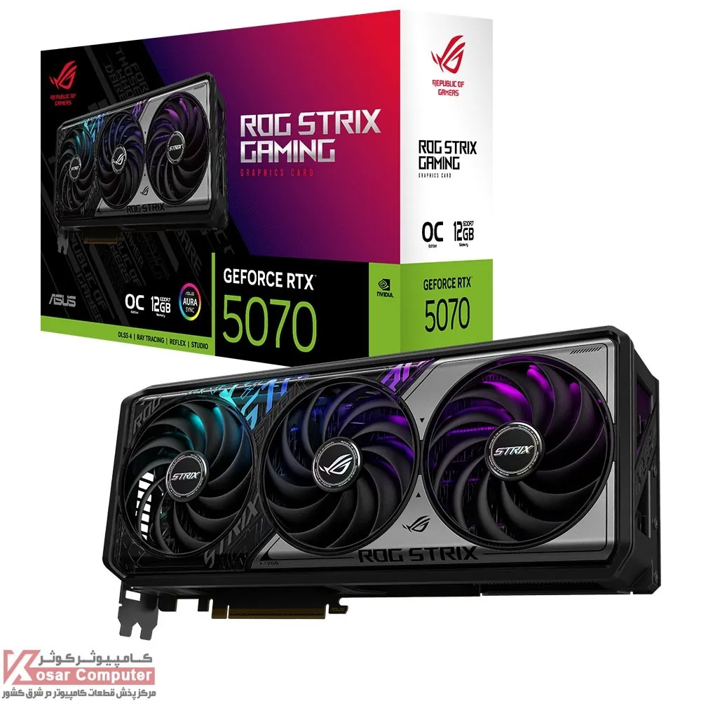کارت گرافیک ایسوس ROG Strix RTX 5070 OC 12GB