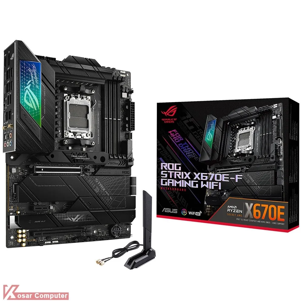 مادربرد ایسوس ROG STRIX X670E-F GAMING WIFI DDR5