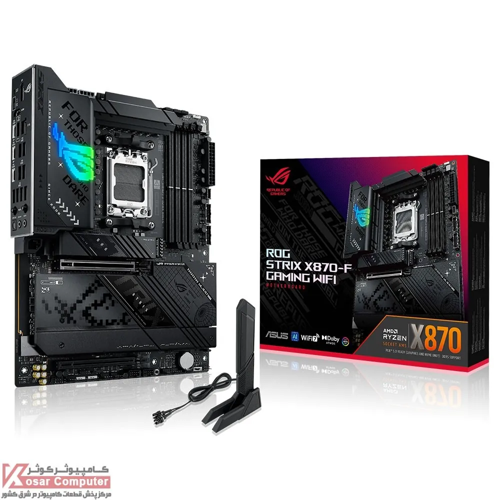 مادربرد ایسوس وایرلس ROG STRIX X870-F GAMING WIFI
